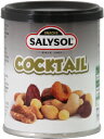 6種類(ピーナッツ・アーモンド・ジャイアントコーン・ヘーゼルナッツ・カシューナッツ・ブラジル産ナッツ）の木の実をほどよくブレンドしました。いろんなナッツが楽しめます。 SNACKS　SALYSOL スペイン南部、アンダルシア州の州都セビリアに本部・工場があります。 ナッツ類を中心にさまざまな商品を取り扱っています。 スペイン国内はもちろんアメリカやカナダを始めEU諸国への輸出もあり、工場はHACCP取得など信頼できるブランドです。 缶のデザインも人気が高く、幅広いニーズに愛されています。 缶ナッツ類は通常袋商品より賞味が長く、保存にも適しています。 また安全性を重視し、いち早くプルトップ缶からトップシールに変更しブランド名入りキャップを付けました。 商品名 サリソル　ナッツカクテル缶 輸入元 日本珈琲貿易株式会社 内容量 50g 保存方法 冷暗所保存