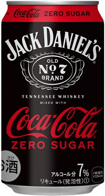 【コカ・コーラ】ジャックダニエル＆コカ・コーラ　ゼロシュガー　350ml×24本