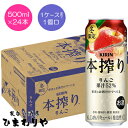 【キリン】本搾り りんご 500ml×24本【期間限定】