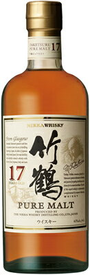 情熱が本物をつくり出す【アサヒ】竹鶴17年ピュアモルト　700ml【HLS_DU】【出荷規制中の為お届けまで時間かかります】