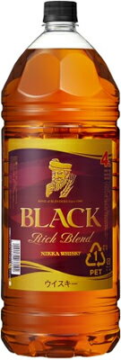 【アサヒ】ブラックニッカ　リッチブレンド　4000ml(4L)×4本　大容量ペットボトル　大容量ウイスキー