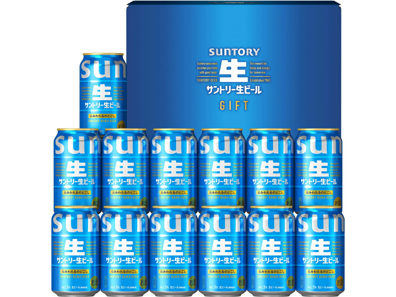 ・お中元シーズンは、当社との在庫の兼ね合いでお届けに3〜5日お時間をいただく場合がございます。予めご了承の程宜しくお願い致します。 ・簡易包装・熨斗無料で承っております。ご希望のお客様は備考欄にご記入をお願い致します。 ・全包装をご希望のお客様は包装紙代110円(税込)を頂戴しております。予めご理解いただいた上で備考欄にご記載下さいませ。 商品名 サントリー　生ビールセット　SNA3S メーカー サントリー酒類 種　類 ビール 度　数 5度 内容量 サントリー生ビール　350ml×13本 保存方法 冷暗所保存 ご注意 「お酒は20歳から！未成年者への酒類の販売は固くお断りしています！」