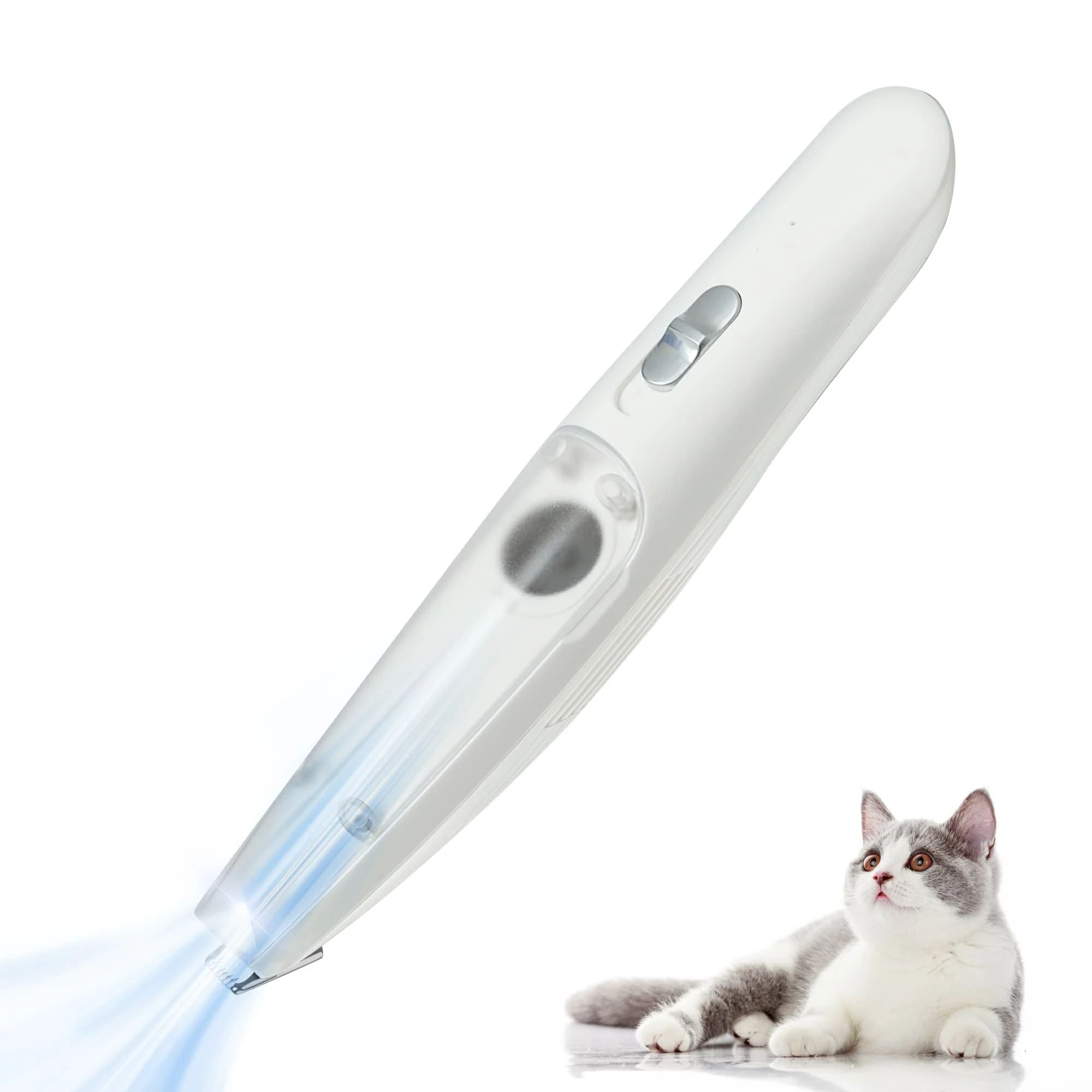 ペット用バリカン 充電式 足裏 静音設計 犬 猫 バリカン 電動バリカン コードレス 足裏用バリカン 耳裏 臀部 顔周り お尻 お尻周り 自宅 低騒音 低振動 初心者向け 二段階スピード調整 LEDライト付き