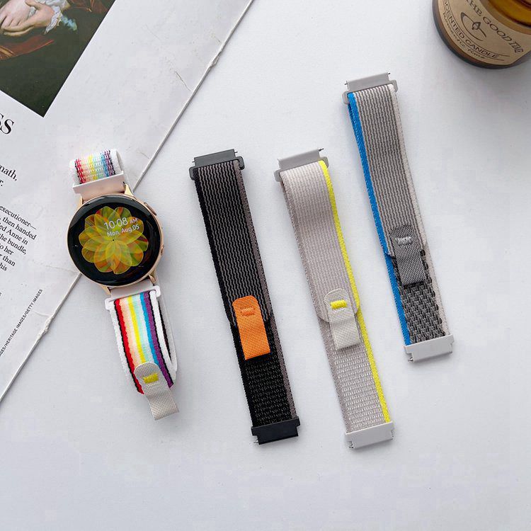 Galaxy Watch バンド スポーツ ナイロン シンプル かっこいい 格好良い 耐衝撃ベルト ギャラクシーウォッチ バンド 42mm 20mm 腕時計ベルト バンド 防汗 頑丈 速乾