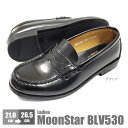 レディース スクール ローファー 女の子 学生靴 入学式 卒業式 通学 ムーンスター ブラバス Moonstar BRAVAS BVL530 ブラック