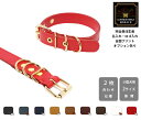 本革 ドッグカラー(中小型犬サイズ) オイルスムース【名入れ☆ロゴ入れ☆全面プリントも対応】日本製