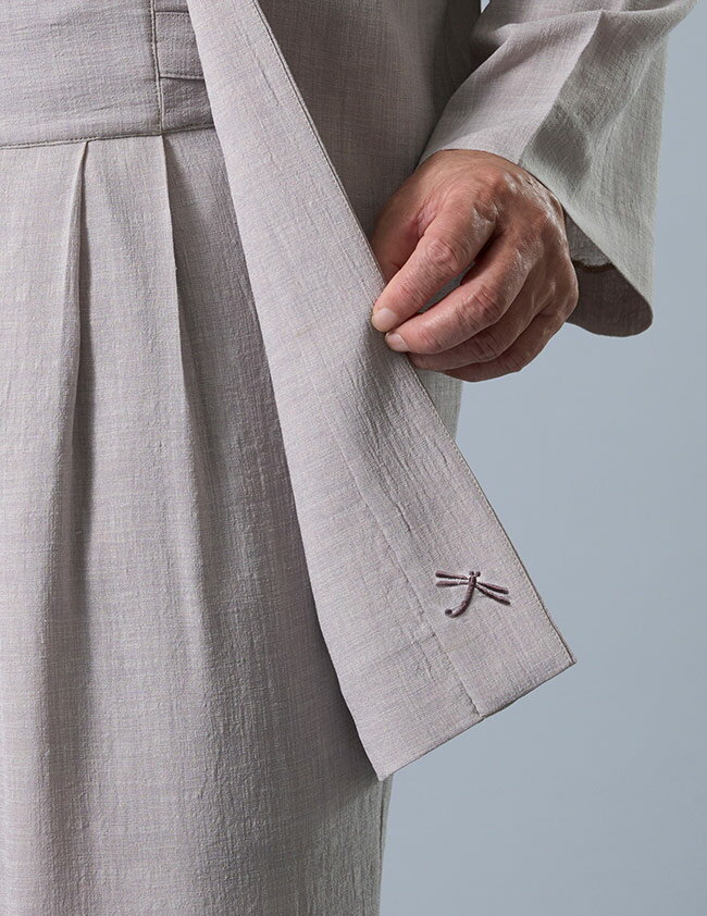 一杢　門 和風 着物 スーツ 夏 ベージュ AW2303 着物セット 羽織 父の日 ギフト プレゼント 父ギフ プレゼント 父の日