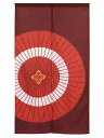 暖簾 のれん 85x150cm「和傘に矢絣」厚手オックス 97107 間仕切り カーテン タペストリー 目隠し 玄関 階段 洗面所 キッチン 台所 部屋 仕切り...