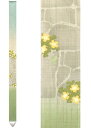 タペストリー 麻100% 細タペ「カタバミの花」Ts-612 10×170cm