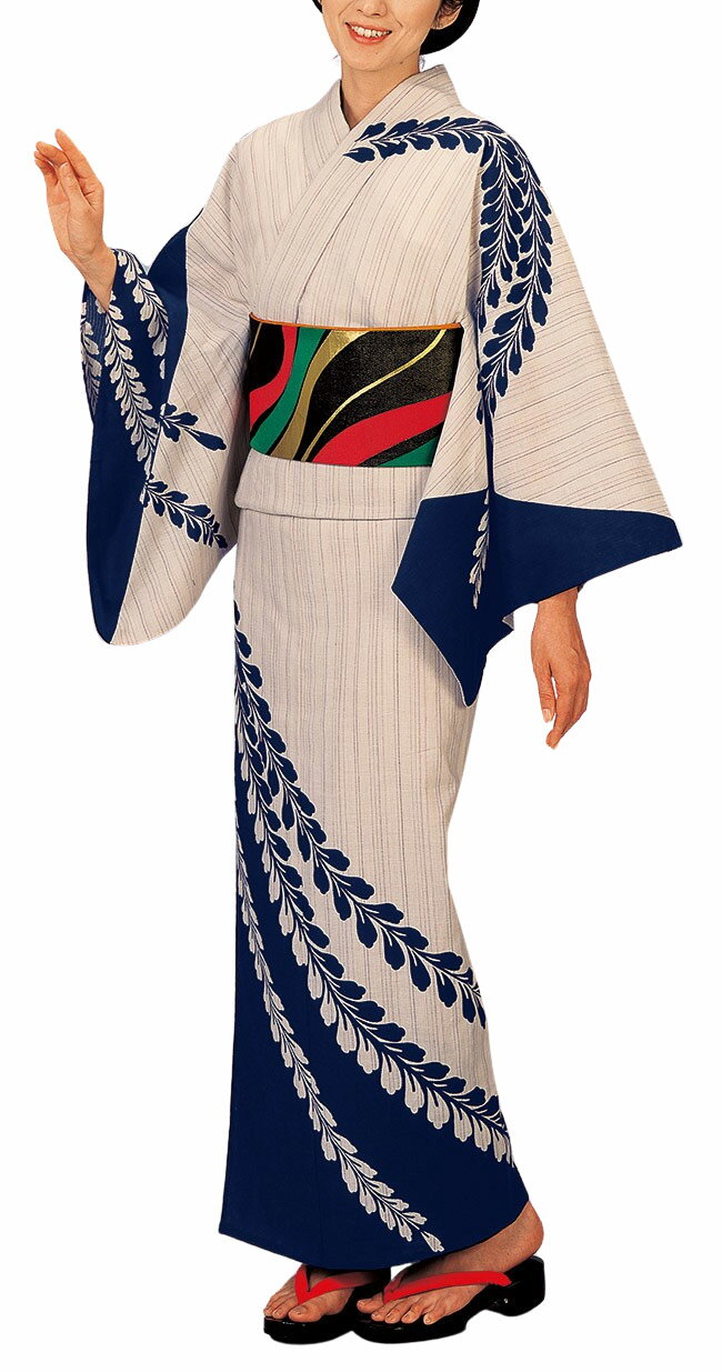 浴衣 反物 仕立て上がり よさこい 本絵羽ゆかた 踊り用 稽古用 日本製 3171　習い事 舞踊 民謡 浴衣 盆踊り