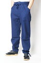 作務衣パンツ 四季-綿100% 紺 S/M/L/LL 作務衣 メンズ 男性 紳士 ズボン もんぺ 作業着