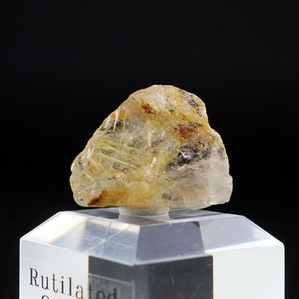  一点物 ゴールドルチルクォーツ（金針水晶）原石 / ブラジル産