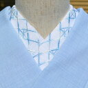 シルエリー 刺繍半襟 -39- 新合繊 日本製 流水に小梅 白/ピンク