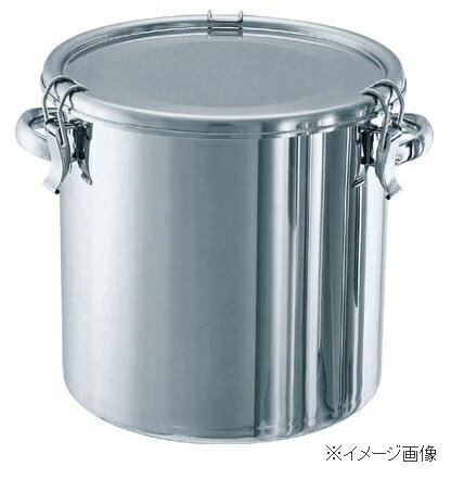 日東ステンレスタンクテーパー付キャッチクリップ式密閉タンク(フタ付)20LTP-CTH-30【RCP】