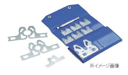 Rakuten - TRUSCO／トラスコ中山(株) ラジアスゲージ L型 測定範囲17．5〜21．0 8枚組 L300MD