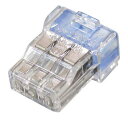 TRUSCO/トラスコ中山(株) 差込形電線コネクタ極数3 T-QL-3