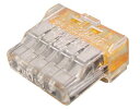 TRUSCO/トラスコ中山(株) 差込形電線コネクタ極数5 T-QL-5