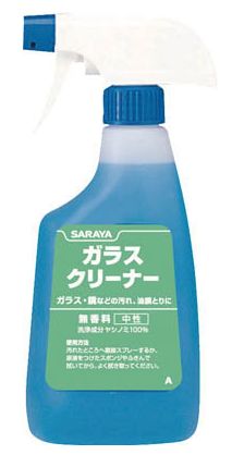 ＜仕様＞ ●幅×奥行×高さ:98×72×215mm ●容量(ml):500 ●質量(g):567　　　　　　　　　　　 　　　　 ＜特長＞ ●指紋、タバコのヤニなどがついたガラスや鏡の汚れ、油膜取りに効果的です。 ●手肌と環境に優しい洗浄剤です。 ●洗浄成分ヤシノミ100%の洗浄剤です。 ●PRTR制度対応です。 ＜用途＞ ●ガラス・鏡の表面に付いた汚れ、油膜取りに。 ●ガラスや鏡の汚れ、油膜取りに。 ＜材質・仕上げ＞ ●成分:界面活性剤、安定化剤