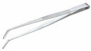 TRUSCO/トラスコ中山(株) ステンレス製ピンセット 300mm 曲ギザ付 TSP-40
