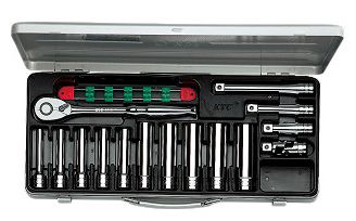 【3月4日20時～3月11日1：59限定P5倍】KTC／京都機械工具(株) 12．7sq．ディープソケットレンチセット［15点］TB4L10X