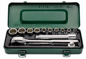Rakuten - ASH／旭金属工業(株) ソケットレンチセット12．7□×13PCS VO4101