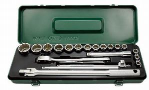 【3月4日20時～3月11日1：59限定P5倍】ASH／旭金属工業(株) ソケットレンチセット12．7□×20PCS VO4151