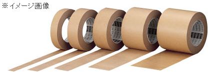 TRUSCO／トラスコ中山(株) クラフトテープ 幅75mmX長さ50m（3巻） TKT-75