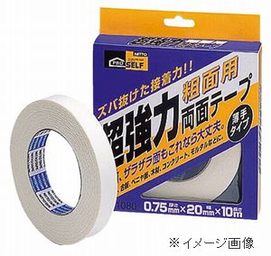 ニトムズ 超強力両面テープ（粗面用・薄手） J1080