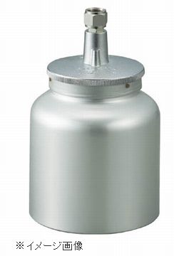 ＜仕様＞ ●適合スプレーガン:SSG-15L、20L、25L ●取付ねじ:G3/8 ●容量(L):1.2 ●質量(g):340 ＜特長＞ ●塗料をできるだけ最後まで使えるよう吸上パイプを曲げています。 ●空気穴を少し高くすることで穴からの塗料もれを減少しました。 ＜用途＞ ●適用流体:塗料、シンナー他。 ＜材質・仕上げ＞ ●アルミダイカスト