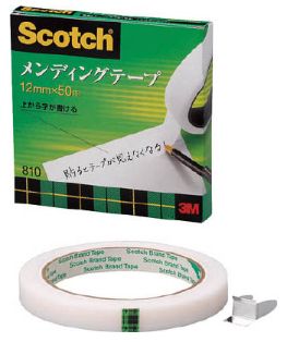 Rakuten - 【追跡可能メール便可】3M/スリーエム ジャパン(株) メンディングテープ 12mmX50m 巻芯径76mm 810-3-12