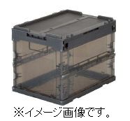 Rakuten - TRUSCO/トラスコ中山(株) オリコン α折りたたみコンテナ スケルコン20L（蓋付） 黒 収納・物流・保管用品 TR-SC20 BK