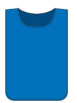 ＜仕様＞ ●サイズ:600×440mm ●カラー:青 ●ゴム・マジックテープ付 ＜特長＞ ●ゼッケン ＜材質・仕上げ＞ ●材　質:布（ポリエステル65％）