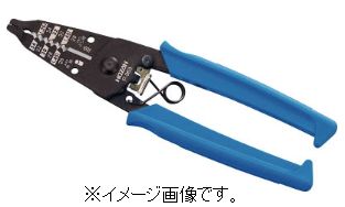 ＜仕様＞ ●全長(mm):163 ●質量(g):80 ●適用電線:0.2〜0.4mm単線 ＜特長＞ ●スプリングを利用したクリック感のあるストッパーは、手元で操作でき、確実にロックします。 ●先端がプライヤーになっているので、電線の曲げ、引っ張りなどに使用できます。 ＜用途＞ ●電線のストリップ。