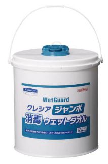 クレシア/日本製紙クレシア(株) ジャンボ消毒ウェットタオル 本体 64110