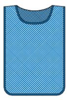 Rakuten - 緑十字/(株)日本緑十字社 メッシュ製安全ベスト（ゼッケン） 青無地タイプ 600×440mm MZ-100BL 320014