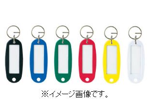 Tie and Clip - 【追跡可能メール便可】OP/オープン工業(株) キーホルダー名札 ハードタイプ 6枚入 KH-50