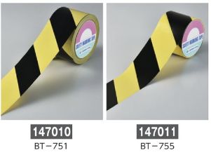 緑十字/日本緑十字社 バリケードテープ（標識テープ） 黄／黒 75mm幅×50m 非粘着 B...