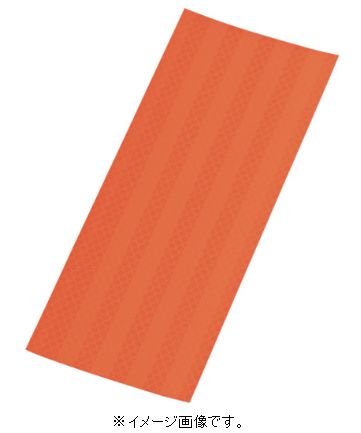 緑十字/日本緑十字社 3Mカプセルプリズム型高輝度反射シート 蛍光オレンジ 90×250mm SL90-KYR 390010