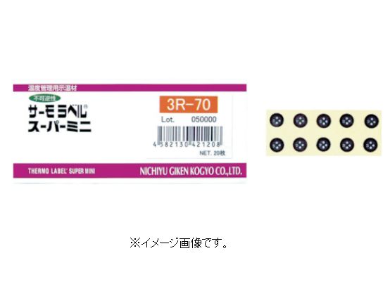 Rakuten - 日油技研/日油技研工業（株） サーモラベルスーパミニ3点表示 不可逆性 80度 3R-80