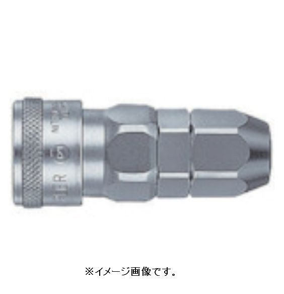 日東工器 ナットカプラ 鋼鉄製相手側ホースサイズ（mm）8．5×12．5（04114） 85SN STEEL NBR