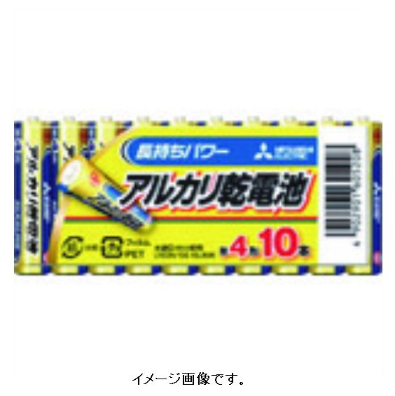 【追跡可能メール便可】三菱電機 アルカリ乾電池単4形10本パック LR03N/10S