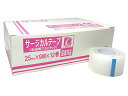 サージカルテープ プラスチック半透明 25mm×9m×12巻 1箱(医家向品 医療用) コメス
