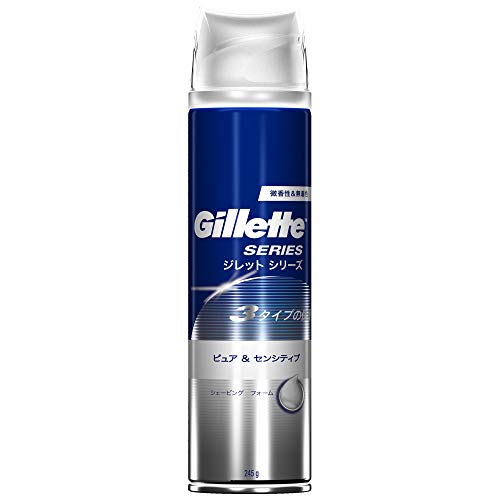 ジレット シェービングフォーム ピュア&センシティブ 単品 245グラム (x 1)