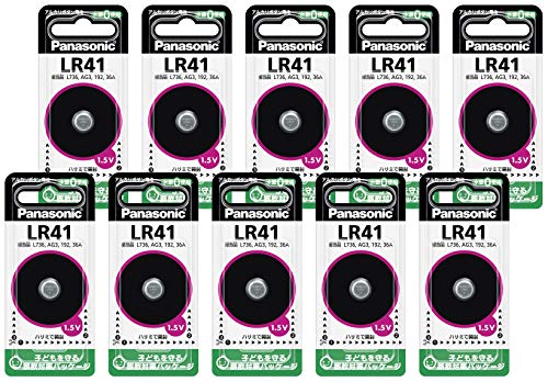 パナソニック アルカリボタン電池 LR41P 00052906【まとめ買い10パックセット】