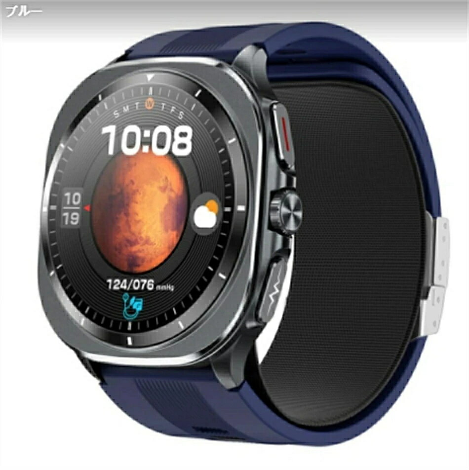 【2025年最新版 工場直営】スマートウォッチ 日本製センサー エアバッグ付き 心電図ECG+PPG 血圧測定 血中酸素 体温測定 24時間高精度心拍数 睡眠管理 歩数計 音楽・カメラ制御 プレゼント