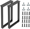 テーブル 脚 パーツ DIY テーブル脚 2本セット高さ40cm〜70cm アイアン脚 黒 ブラック 鉄脚 スチール脚 取り替え脚自作 リメイク かんたん ダイ...
