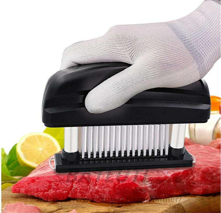 Rakuten - 肉筋切り機 お肉を簡単に柔らかく、硬いお肉の筋切りにミートテンダー 筋切り 肉筋切り器 48本の針