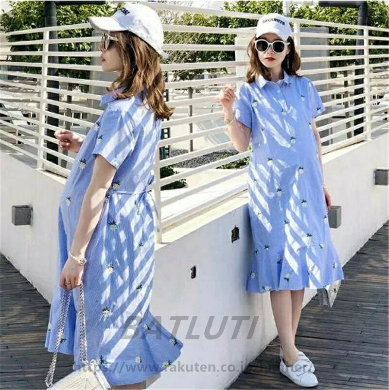 送料無料 妊婦服 夏 妊婦 ワンピース 産前 産後 授乳服 妊婦服 マタニティー マタニティワンピース レディース コットン ロング オーバーサイズ Tシャツワンピ ミモレ丈 春夏 マタニティウェア 母の日