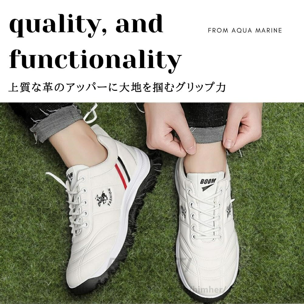 ゴルフシューズ スパイクレス カジュアル スポーツシューズ メンズ 50代 ゴルフ 練...