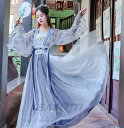 唐装漢服/中華服舞台服装/古典美人服 華流ステージコスプレ衣装/中国古代宮廷風コスプレ衣装/学園祭パーティーダンス衣装/チャイナドレス/写真撮影ドレス/演出服/振袖/引き裾 送料無料(4)